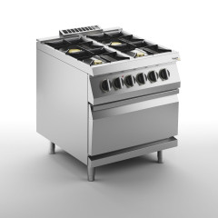 Плита газовая 4 конфорочная 700 серии APACH CHEF LINE SLRRG87FE
