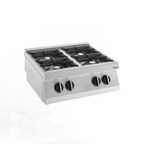 Плита газовая 4 конфорочная 700 серии APACH CHEF LINE SLRRG87