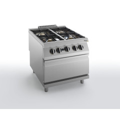 Плита газовая 4 конфорочная 900 серии APACH CHEF LINE SLRRG89FG