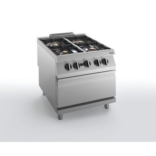Плита газовая 4 конфорочная 900 серии APACH CHEF LINE SLRRG89FG