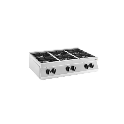 Плита газовая 6 конфорочная 900 серии APACH CHEF LINE SLRRG129
