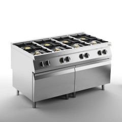 Плита газовая 8 конфорочная 900 серии APACH CHEF LINE SLRRG169CS