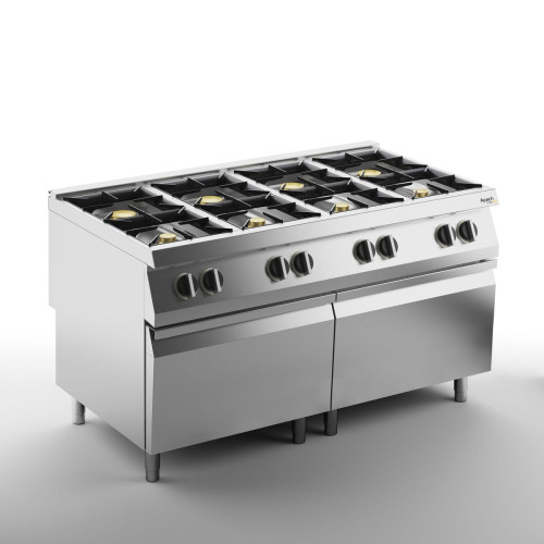 Плита газовая 8 конфорочная 900 серии APACH CHEF LINE SLRRG169CS