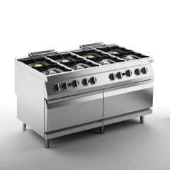 Плита газовая 8 конфорочная 900 серии APACH CHEF LINE SLRRG169FG