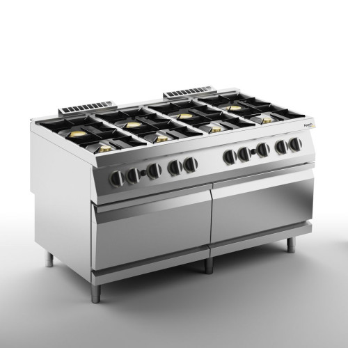 Плита газовая 8 конфорочная 900 серии APACH CHEF LINE SLRRG169FG