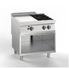 Плита со сплошной поверхностью газовая 700 серии APACH CHEF LINE SLRSTG87R2DXOS