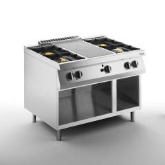 Плита со сплошной поверхностью газовая 700 серии APACH CHEF LINE SLRSTG127R4OS