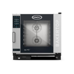 Пароконвектомат UNOX XEBC-06EU-GPLM газ левая дверь