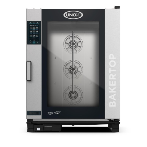 Пароконвектомат UNOX XEBC-10EU-GPLM газ левая дверь