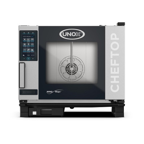 Пароконвектомат UNOX XEVC-0511-GPLM газ левая дверь