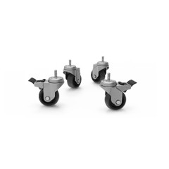 Комплект колес со стопорами UNOX XUC010