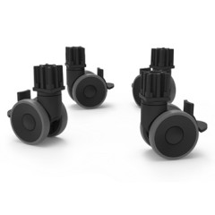 Комплект колес со стопорами UNOX XUC225