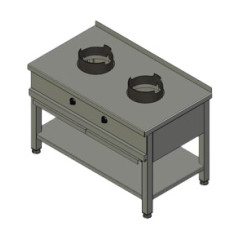 Плита газовая вулкан-heidebrenner KSW 02 WOK АРТ.8785