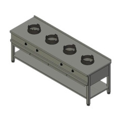 Плита газовая вулкан-heidebrenner KSW 04 WOK АРТ.8789
