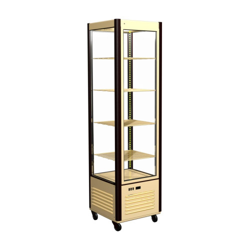 Витрина холодильная Carboma D4 VM 400-1 (R400С) (1015-0102 (бежево-коричневый))