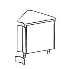 Плинтус угловой внутренний APACH CHEF LINE L987805100