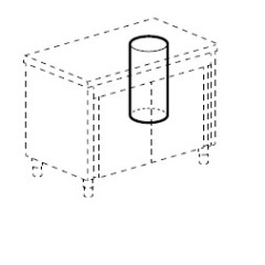 Диспенсер встраиваемый нейтральный для тарелок APACH CHEF LINE LDPDI31