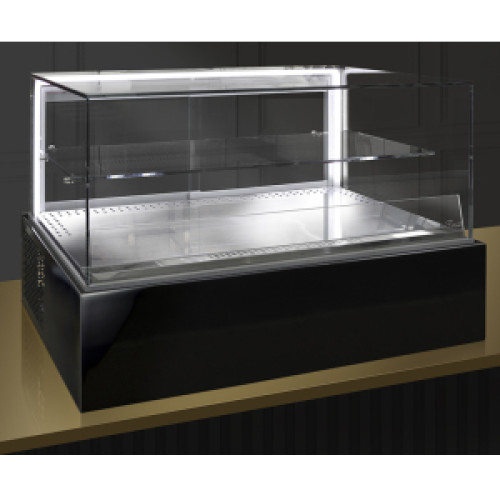 Витрина холодильная настольная Финист JAKSON CUBE JNC-3 черный глянец (6000К)