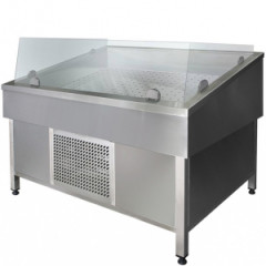 Витрина холодильная Финист VFg/1250 (1250х1000х690/930) оттайка газом