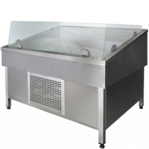 Витрина холодильная Финист VFg/1250 (1250х1000х690/930) оттайка газом