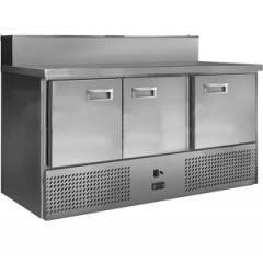 Стол для пиццы Финист СХСНПЦ-700-3 (1485х700х1060) (8GN1/3 c крышкой)
