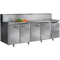 Стол для пиццы Финист СХСПЦ-700-4 (2300х700х1060) (13GN1/6 с крышкой)