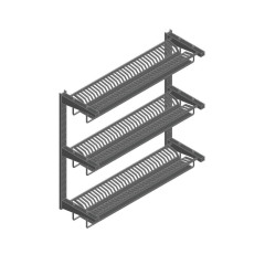 Полка настенная для тарелок Abat ПСТ-3 (модель 2019)