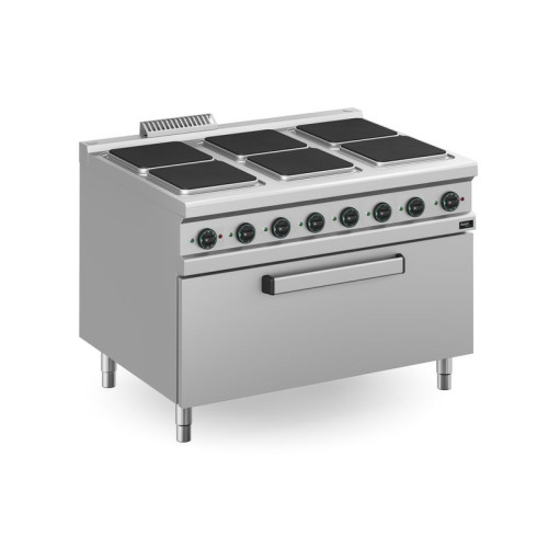 Плита 6 конфорочная 900 сер. APACH APRE-129FEM/PL